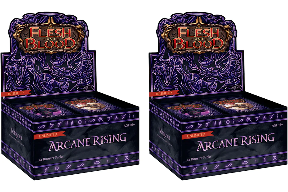 Flesh and Blood TCG Arcane Rising (Unlimited) Booster Box 2x Lot