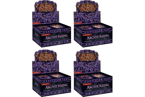 Flesh and Blood TCG Arcane Rising (Unlimited) Booster Box 4x Lot - US Flesh and Blood TCG Arcane Rising (Unlimited) Booster Box 4x Lot - US