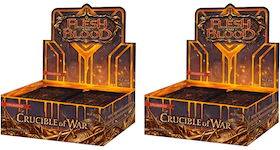 Flesh and Blood TCG Crucible of War (Unlimited) Booster Box 2x Lot