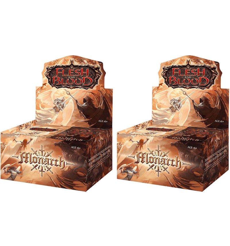 Flesh and Blood TCG Monarch 1st Edition Booster Box 2x Lot - US Flesh and Blood TCG Monarch 1st Edition Booster Box 2x Lot - US