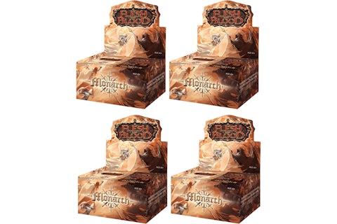Flesh and Blood TCG Monarch 1st Edition Booster Box 4x Lot - US Flesh and Blood TCG Monarch 1st Edition Booster Box 4x Lot - US