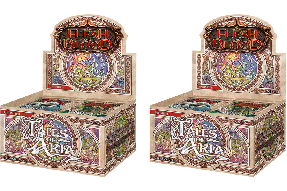 Flesh and Blood TCG Tales of Aria (Unlimited) Booster Box 2x Lot