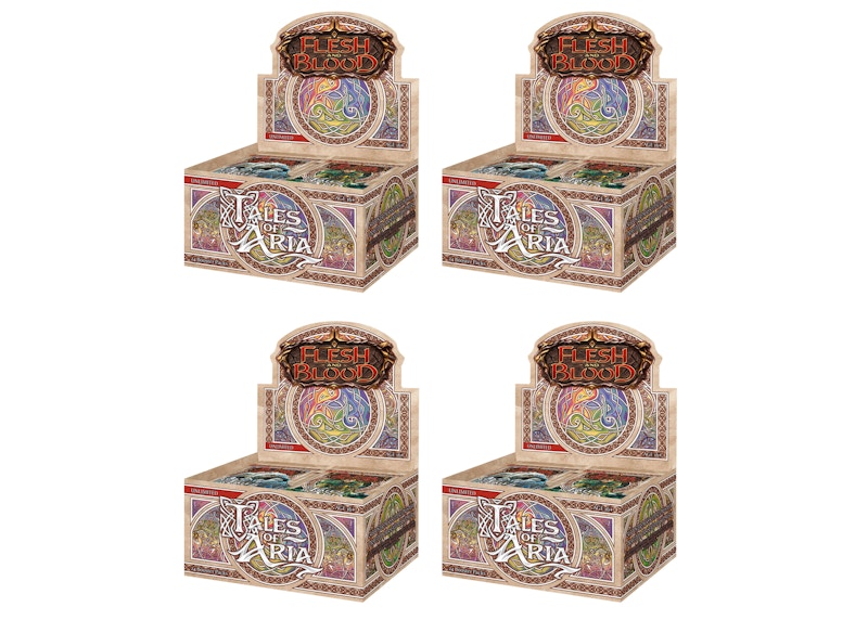 Flesh and Blood TCG Tales of Aria (Unlimited) Booster Box 4x Lot - GB