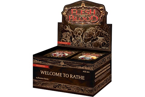 Flesh and Blood TCG Welcome to Rathe (Unlimited) Booster Box - US Flesh and Blood TCG Welcome to Rathe (Unlimited) Booster Box - US