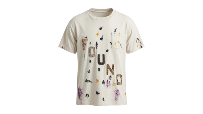 Found Tapestry Logo Paint Tee White