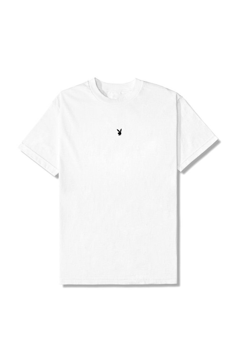 Fragment Meets Playboy Blue Bunny Tee White Men's - FW20 - US