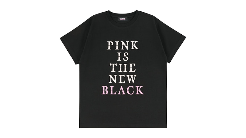 Fragment x BLACKPINK Pink Is The New Black T-shirt Black メンズ - JP