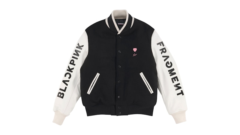 【BLACKPINK×FRAGMENT】スタジアムジャケット(WHITE/L) Fragment x BLACKPINK Stadium Jacket White Men's - GB