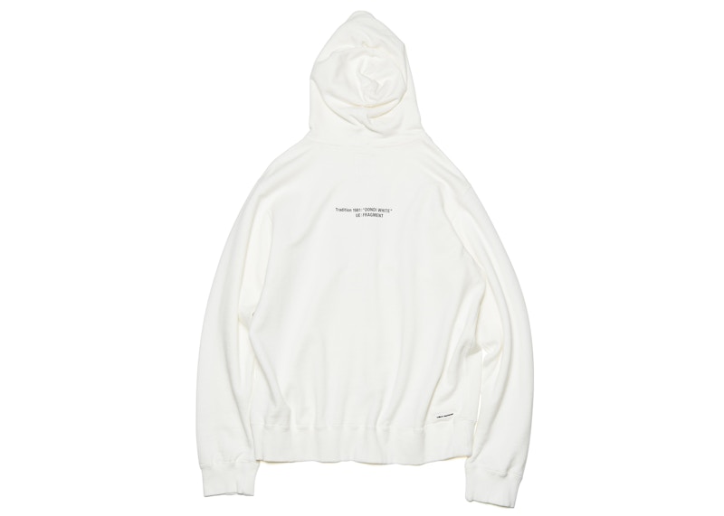 Fragment x Dondi White Pullover Sweat Hoodie White Men's