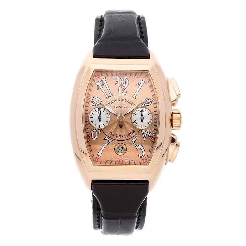 Franck Muller Conquistador Chronograph 8005CC 40mm in Rose Gold JP