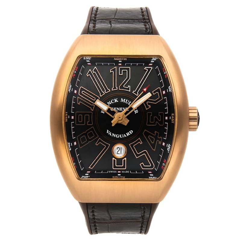 Franck Muller Vanguard V45 SC DT TT BR 5N 44mm in Rose Gold US