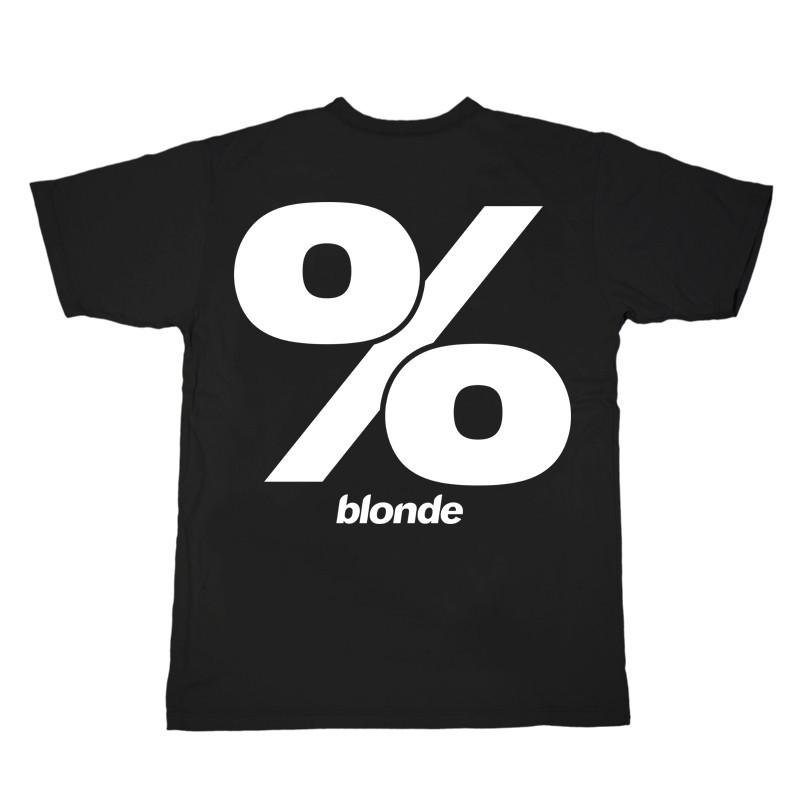 Frank Ocean Blond 100% Off T-shirt Black Men's - US