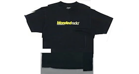 Frank Ocean Blonded Radio New Classic Logo T-shirt Black/Bolt Yellow