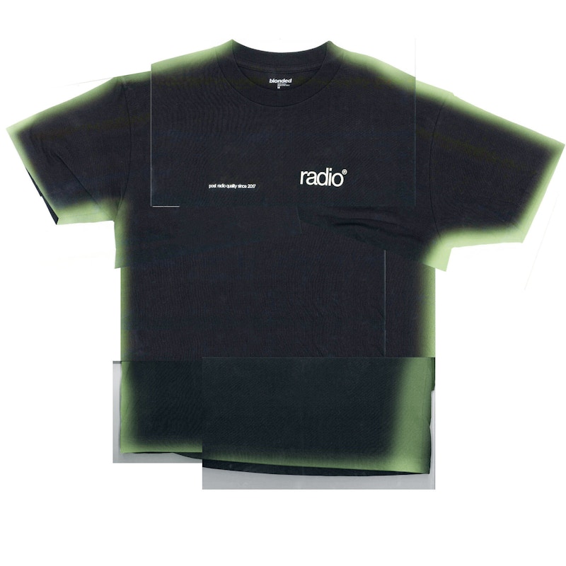 Frank Ocean Blonded Radio New Classic Logo T-shirt Black/Energy