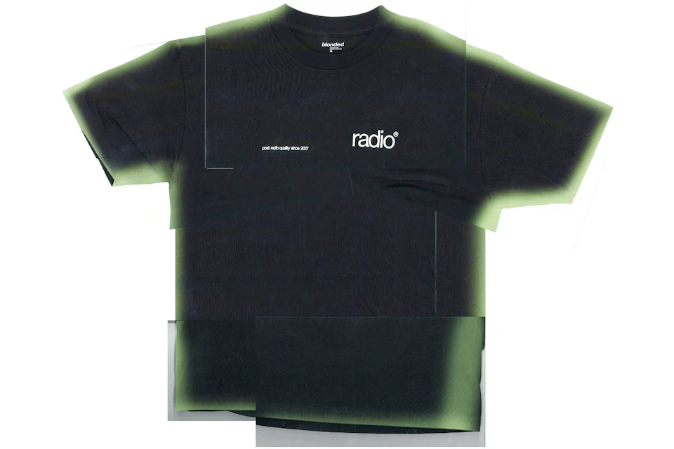 Frank Ocean Blonded Radio New Classic Logo T-shirt Black/Energy