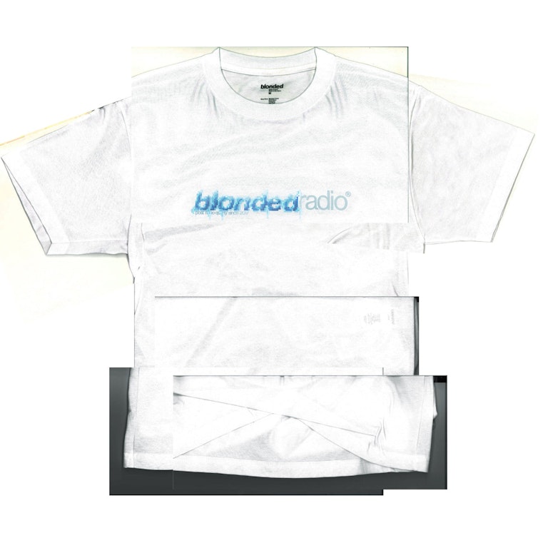 Pre-owned Frank Ocean Blonded Radio New Classic Logo T-shirt White/iceman