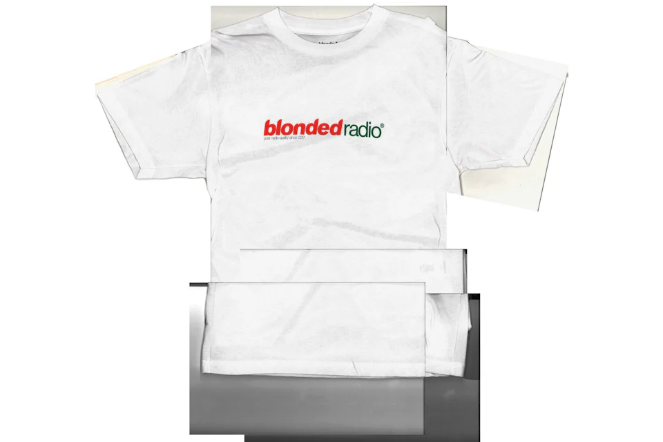 Frank Ocean Blonded Radio New Classic Logo T-shirt White/Italia