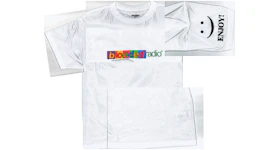 Frank Ocean Blonded Radio New Classic Logo T-shirt White/LSD