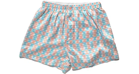 Frank Ocean Silk Boxer Shorts Blue/Orange