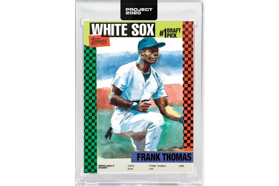 Frank Thomas 1990 Topps Project 2020 Jacob Rochester /1480 #44