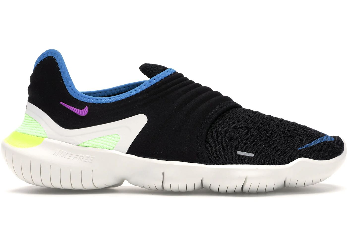 Nike Free RN Flyknit 3.0 Black Laser Orange Men's - AQ5707-003 - US