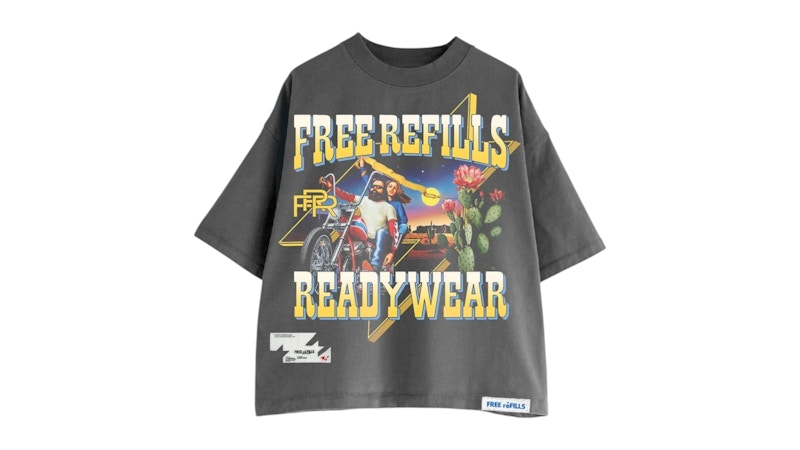 Free Refills Davidson Tee Grey