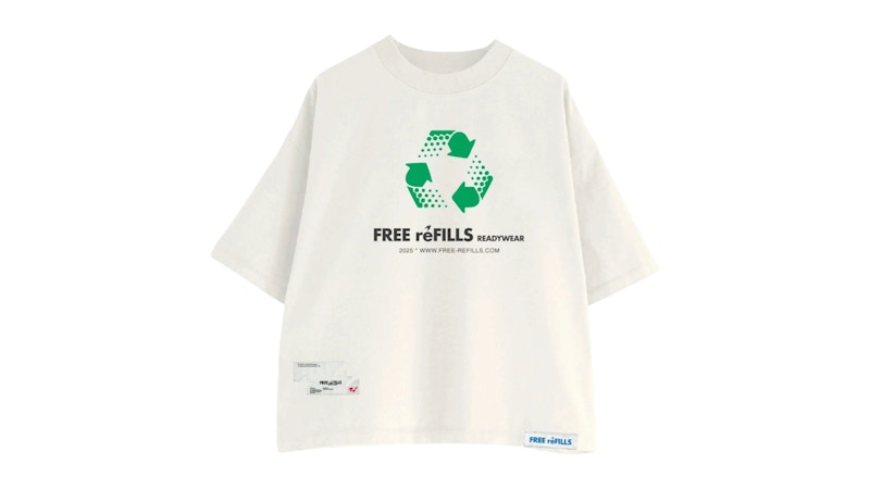 Free Refills FRR Tee White