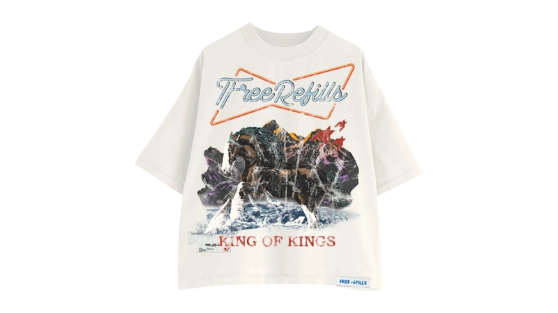 Free Refills Kings Tee White
