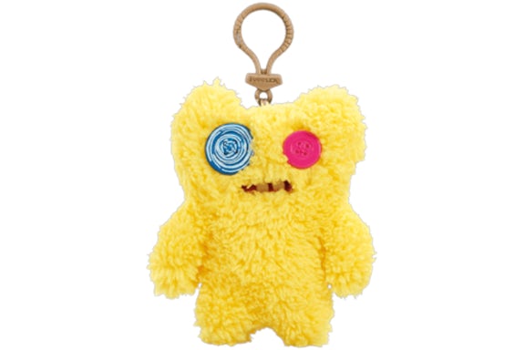 Fuggler Indecisive Monster Yellow Fuzzy V1 Keyring Plush