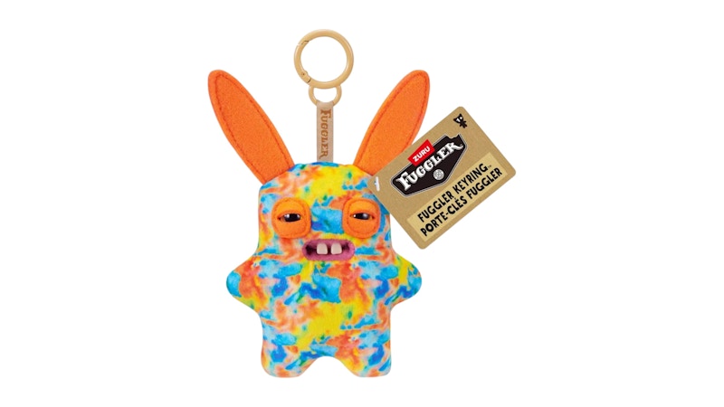 Fuggler Zuru Fuggler Mini Fuggler Rabid Rabbit 5 Inch Plush Keyring Orange
