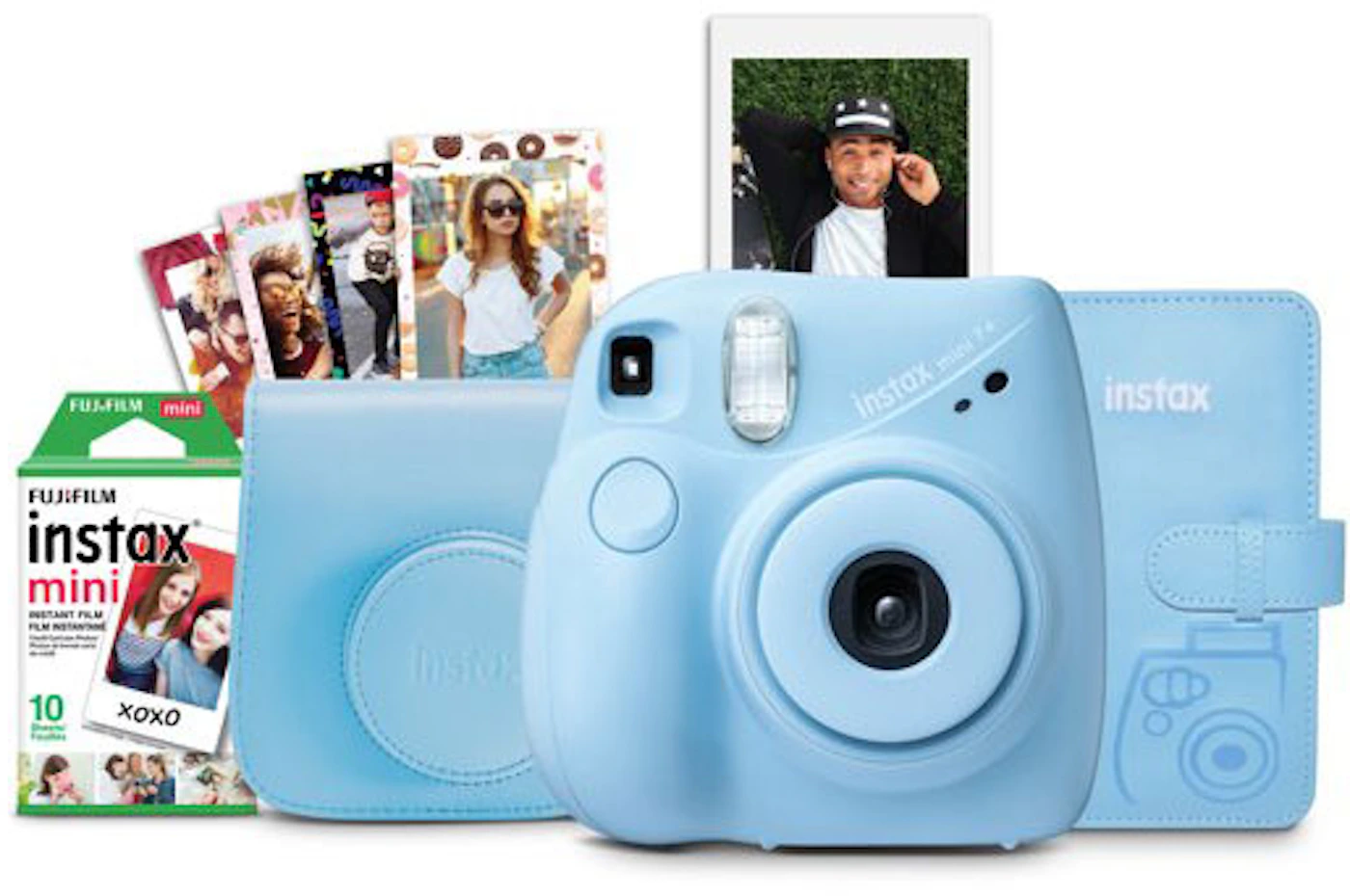 personeelszaken Isoleren Jolly Fujifilm Instax Mini 7+ Camera Bundle Light Blue - US
