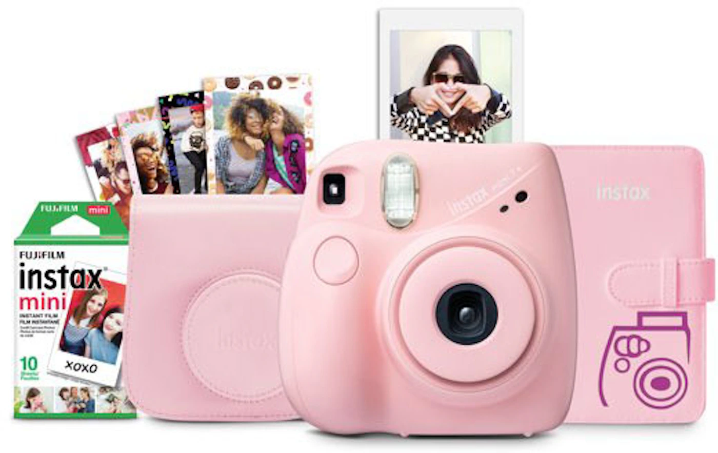 video voorbeeld heilig Fujifilm Instax Mini 7+ Camera Bundle Light Pink - JP