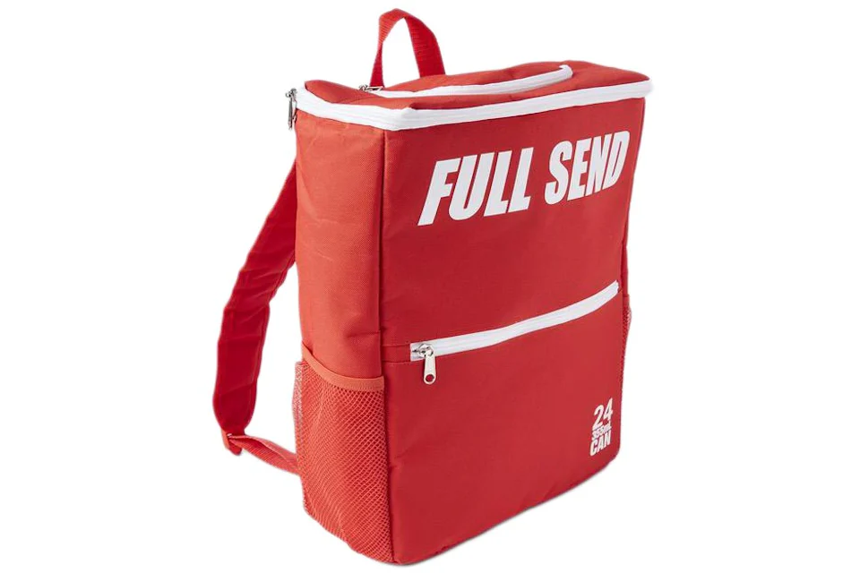 Full Send 24 Pack Cooler Backpack Red - SS21 - US