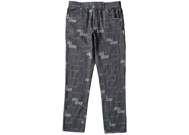 FEAR OF GOD x Nike All Over Print Pants Black/Sail/Black