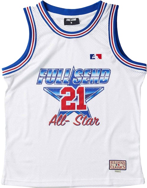 AAPE x Mitchell & Ness NBA All Star Jersey AAPVTM9417XXE / White / Small