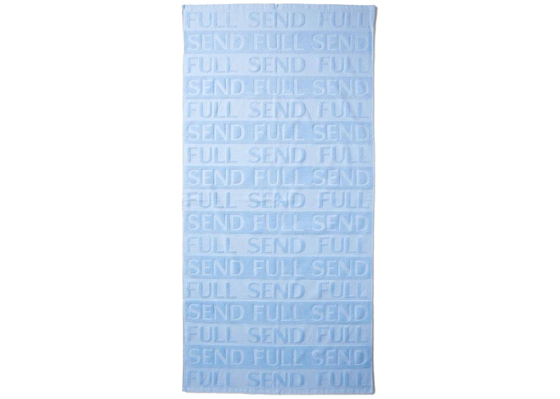 Full Send Bath Towel Blue