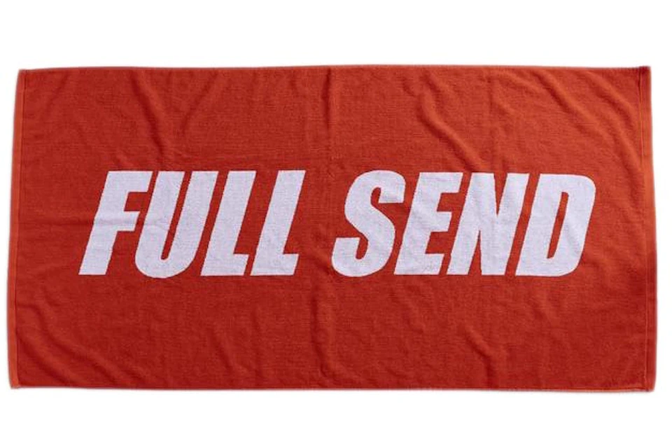 Full Send Beach Towel Red