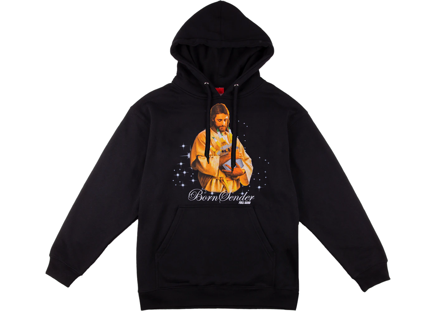 Full Send Born Senders Hoodie Black Men s SS21 US