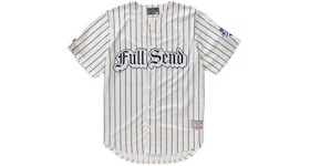 Full Send Bronx Baseball Jersey White