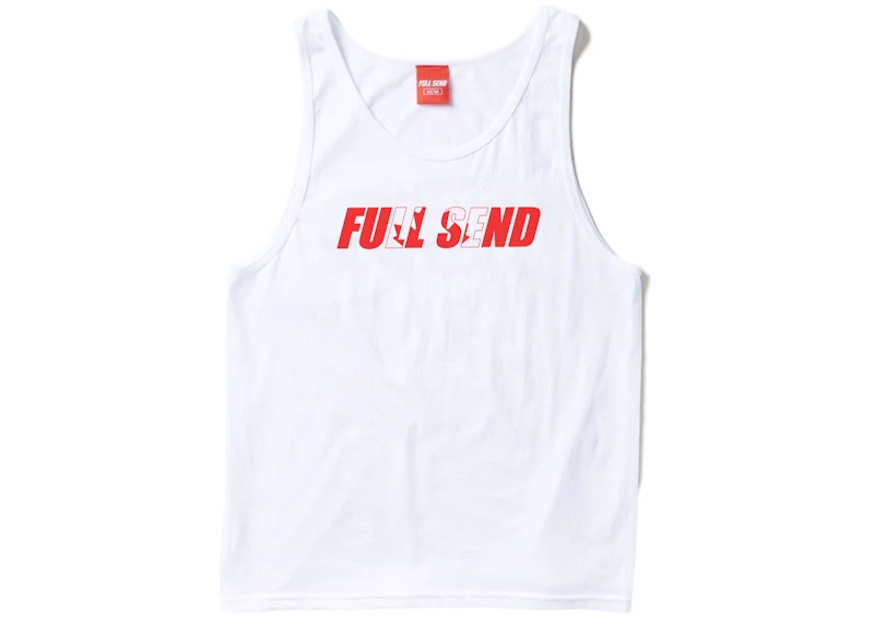 Full Send Canada Day Tank White Men's SS21 GB