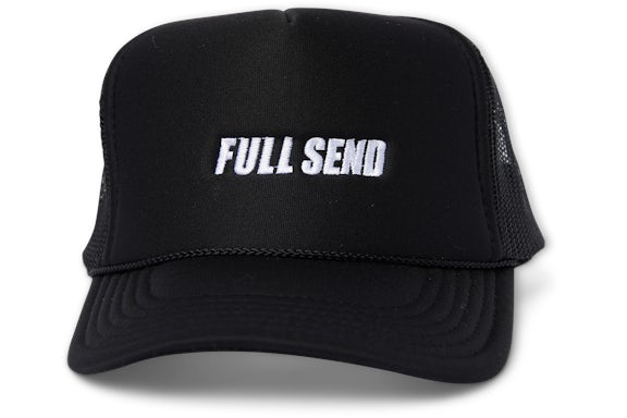 Full Send Classic Trucker Hat Black