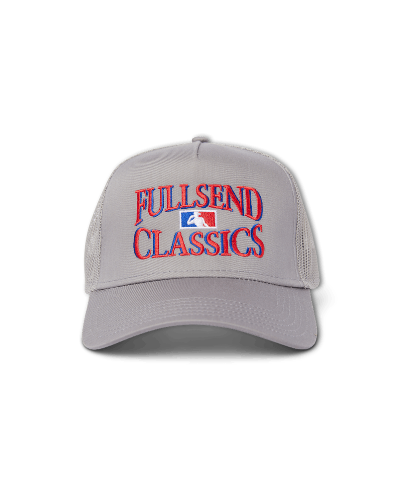 Full Send Classics Trucker Hat Grey