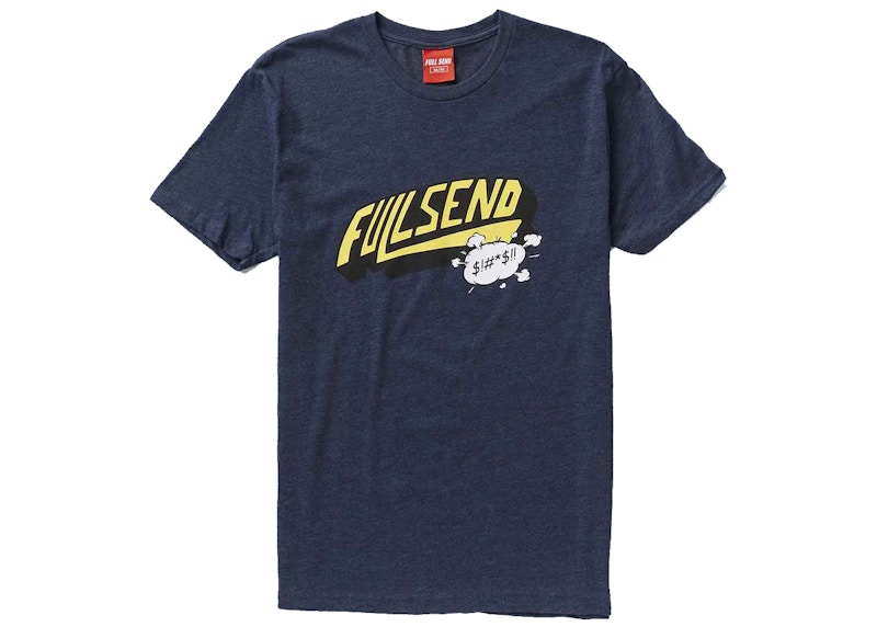 Full Send Comic Tee Navy