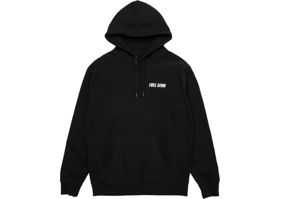 Full send black hoodie Clearance