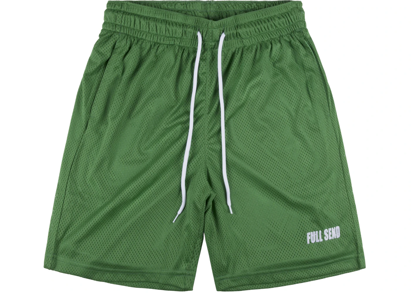 Full Send FS Sportswear Mesh Shorts Green Men's - SS21 - US