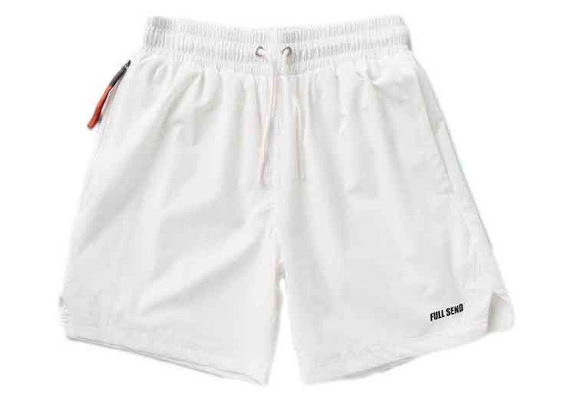 Full Send Fitness 7 Inch Versatility Shorts White
