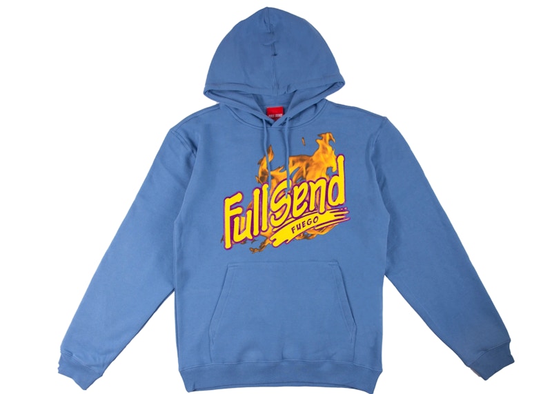 Full Send Fuego Hoodie Blue