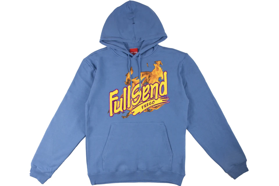 Full send blue hoodie Clearance