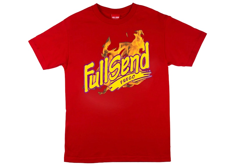Full Send Fuego Tee Red