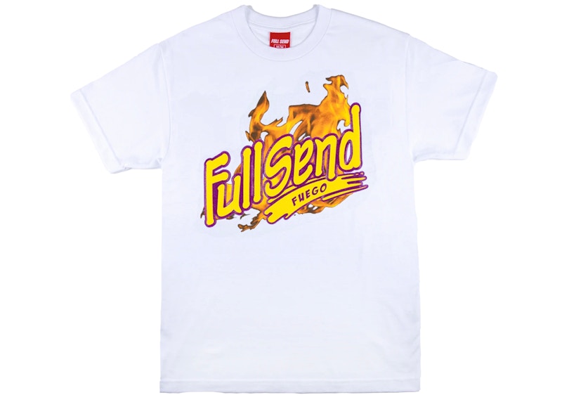 Full Send Fuego Tee White